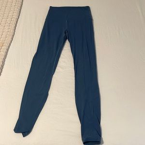 Blue lululemon Align leggings